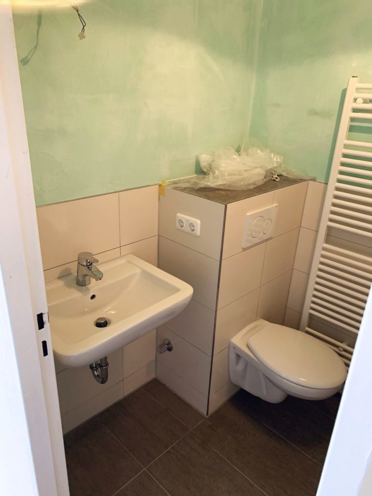Badezimmerrenovierung